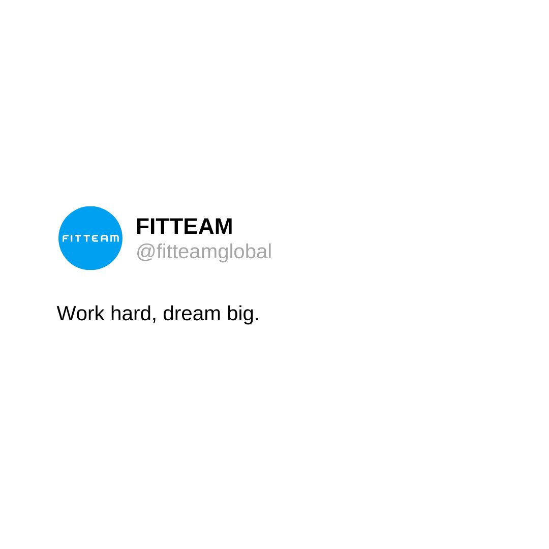 fitteamglobal's tweet photo. So true!!

#fitteam #fitteamglobal #morningmotivation https://t.co/9wRSmNUXwJ