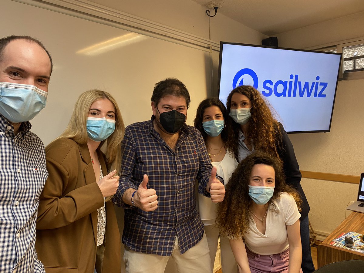 Fantastic experience <a href="/SailwizInfo/">Sailwiz</a> this morning to speak about #Entrepreneurship #scaleups #marketplaces and #sales 
Thanks to <a href="/apolavieja/">Alvaro G. Polavieja</a> for relying on me!! 
You guys are rocking it!