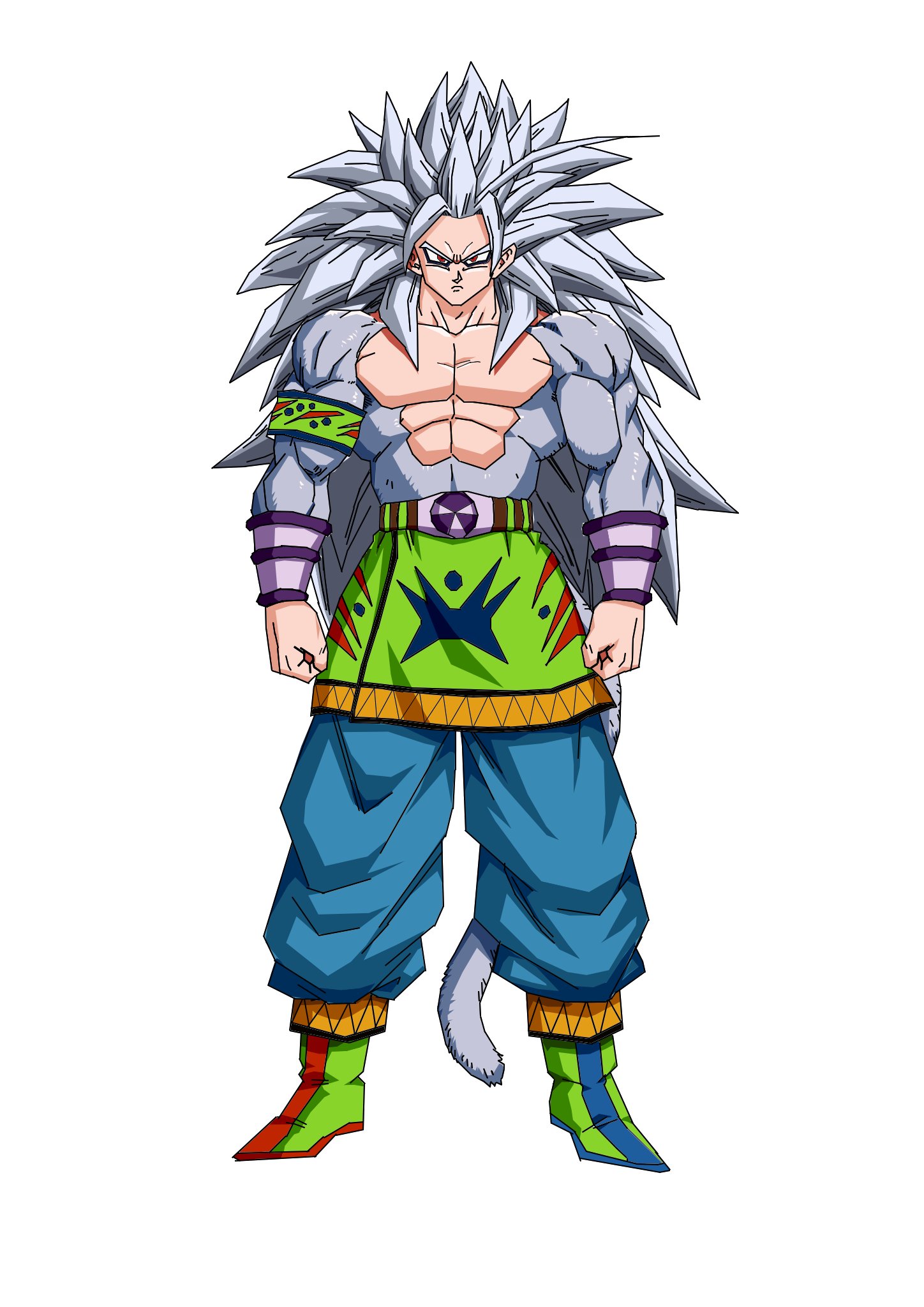 notyourLEGEND on X: GOKU SUPER SAIYAJIN 5 STYLE BT3 FULL VIEW AT  DEVIANTART:   / X