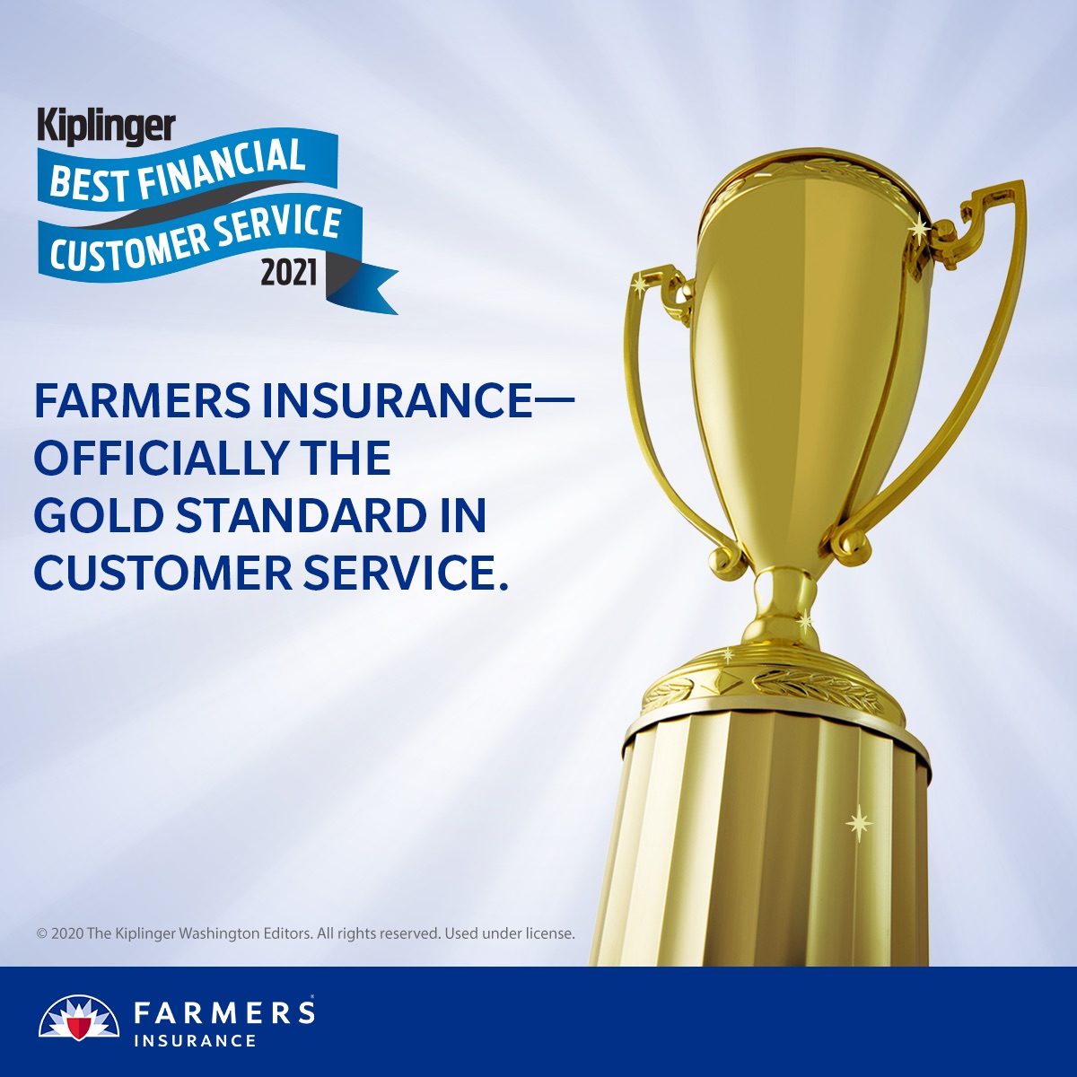 Farmers® is proud to win the gold in customer service for Home &amp; Auto insurance.
Give me a call and experience it yourself.