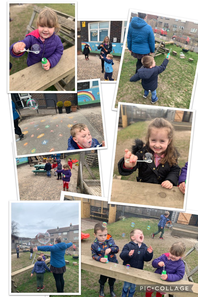 bankier_nursery's tweet photo. Bubble two have been showing an interest in bubbles recently. Following on from this we provided bubble mixture for this children to make their own bubbles. We watched them change shape and take on different forms #STEM #bubblebubblebubblepop https://t.co/58RXf3riBc