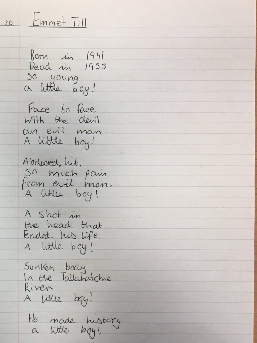 Looking back on inspired work from Eilidh, Jowita and Devon who wrote poems and created artwork inspired by Amber Riley, Emmet Till and Melissa Viviane 🤩