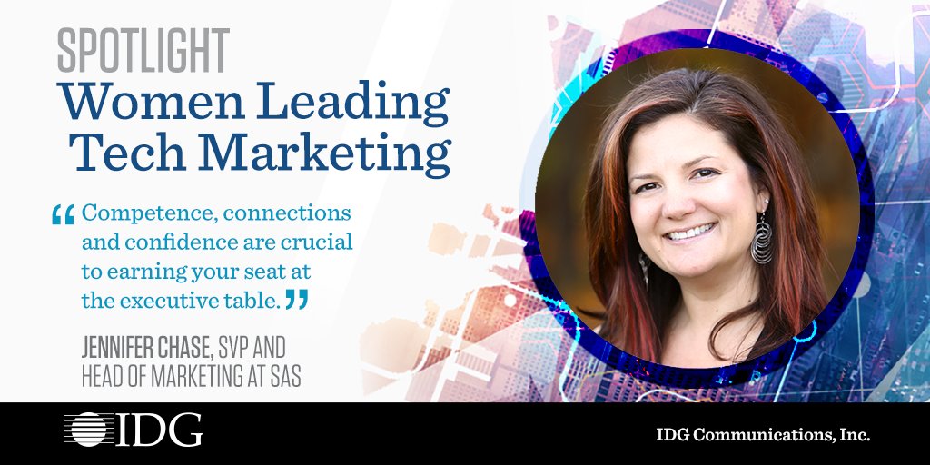 FoundryCo_Inc's tweet photo. “Competence, connections and confidence are crucial to earning your seat at the executive table.” – Jennifer Chase, SVP & Head of #Markting @SASsoftware. Here more from Jenn in this #IDGblog https://t.co/gWGHdmTHCV @JennChase https://t.co/Lg2G5Qc6VR