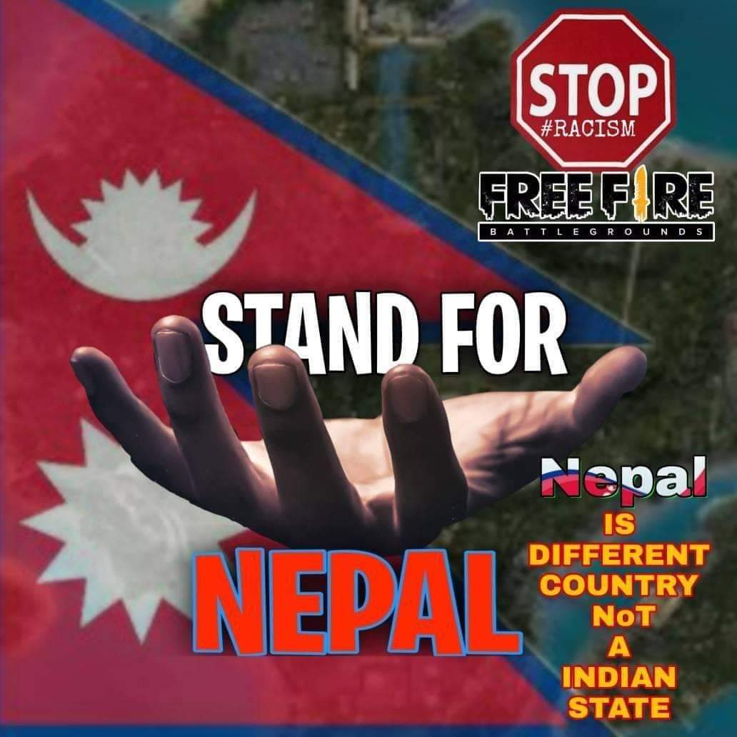 DIPESHP37127754's tweet photo. @IndiaFreeFire @Garena We want Freefire Nepal Championship. Stop this racism
@RONBupdates @FionnOnFire @theScore @esportsawards  Please Help us
#SeparateTournamentForNepal
#ShameOnFreeFireIndia 
#Racismingarenafreefire
#FairPlatformToNepalInFreeFireTournament https://t.co/OMiwLCMZUE