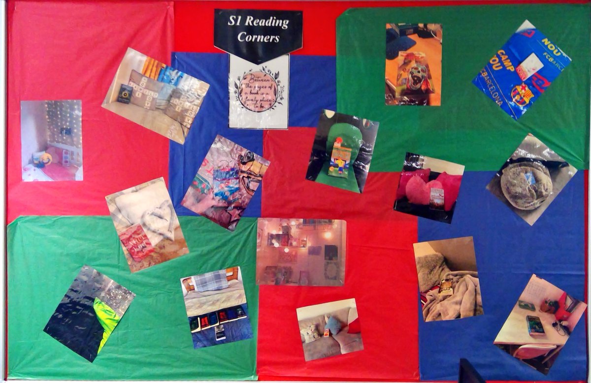 MarrLibrary's tweet photo. Don't these reading corners look comfy? Our S1&S2 pupils shared what and where they have been reading over lockdown. #FMReadingChallenge @MarrEnglish @MarrColOfficial #letsgetreading https://t.co/YomKMKISCx