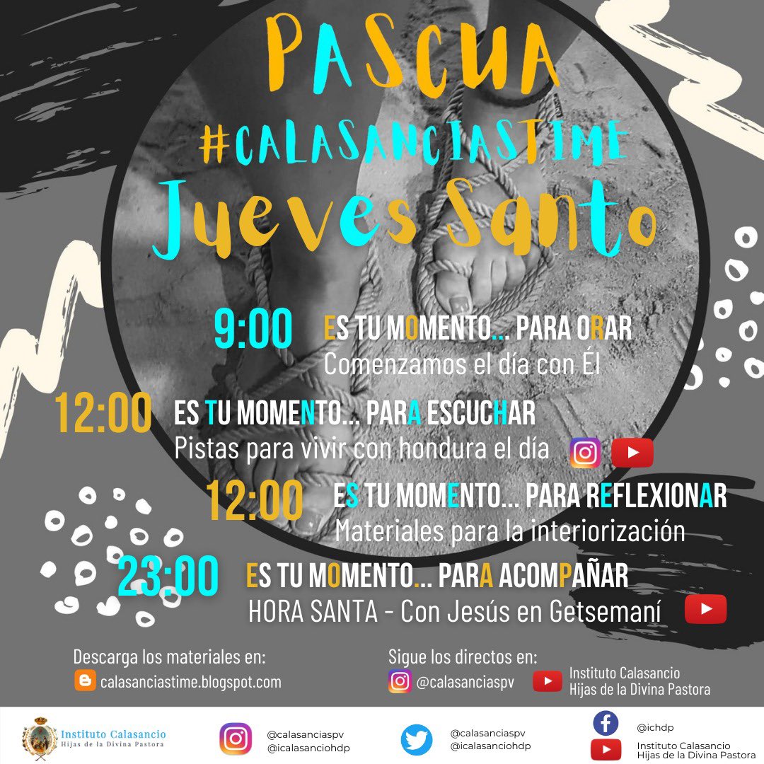 calasanciaspv's tweet photo. #CalasanciasTime
¿Te lo vas a perder? Organízate deja un hueco para lo esencial. !Te esperamos!
#EsTuMomentoImplicate https://t.co/wvO9LMwptc