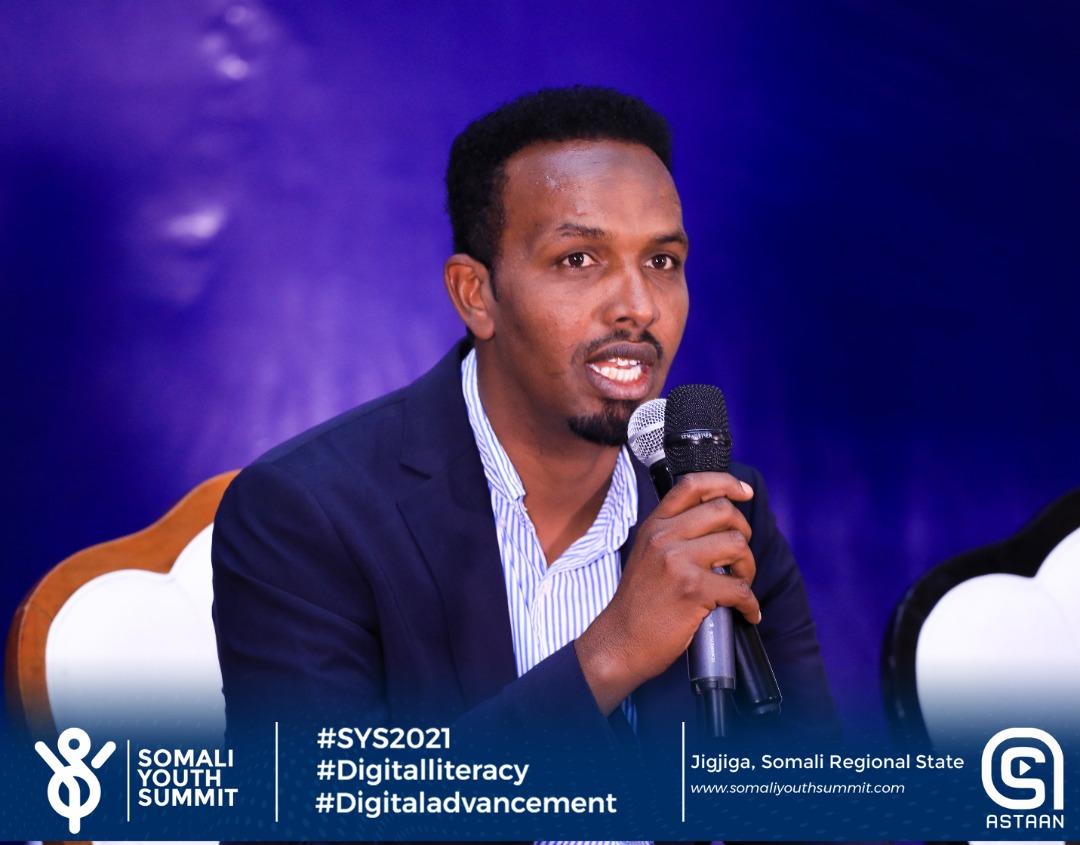 SY_Summit's tweet photo. The trustworthy of the news is much more important than anything else in media in industry. As journalists we must fact-check the news before we publish. 
 - Mohamed Ilig 

#sys2021
#DigitalAdvancement
#ditigalliteracy
#techsummit 
#Jigjiga
#DDS https://t.co/FCNVJxqh33