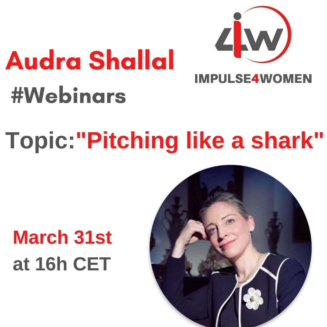 «Pitching Like a Shark » Webinar taking place today at 16.00 CET.

Registration Link: us02web.zoom.us/meeting/regist…

#startups #Entrepreneurship 
#tech4good #startupmentor #impactinvestment #pitching #venturecapital #startupfunding #angelinvesting #pitchperfect