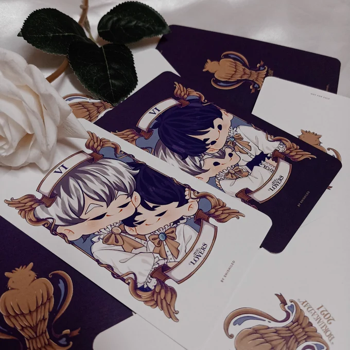✧ ??????? | ???????? ✧
bokuaka day

- tarot card • the lovers VI
2 ea / set (dark &amp; light)

ㅡㅡㅡㅡㅡ

? 5 april | google form (50 set)
ลงลิ้งค์ 21.00 น.

? ครบ 50 คนจะปิดฟอร์มทันที

ㅡㅡㅡㅡㅡ
ต้องออกค่าส่งเองคนละ 35 บาทนะคะ
ใครสนใจฝากน้องด้วยน้า ෆ╹ .̮ ╹ෆ 