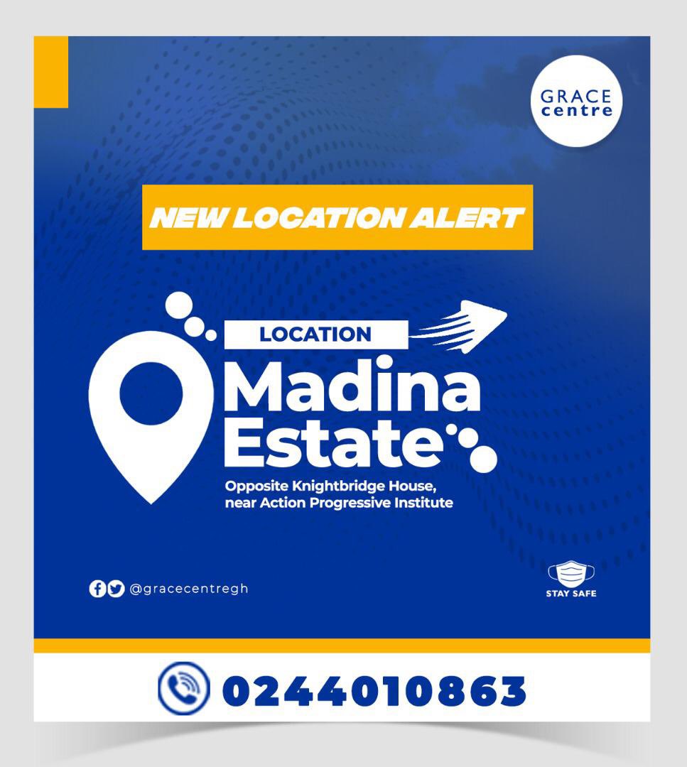 GraceCentreGH's tweet image. We are excited about what God is doing.
-
Join us for service at our new venue and let’s celebrate the His goodness

📢We have moved!!!📢

#Wehavemoved
#GraceCentre
