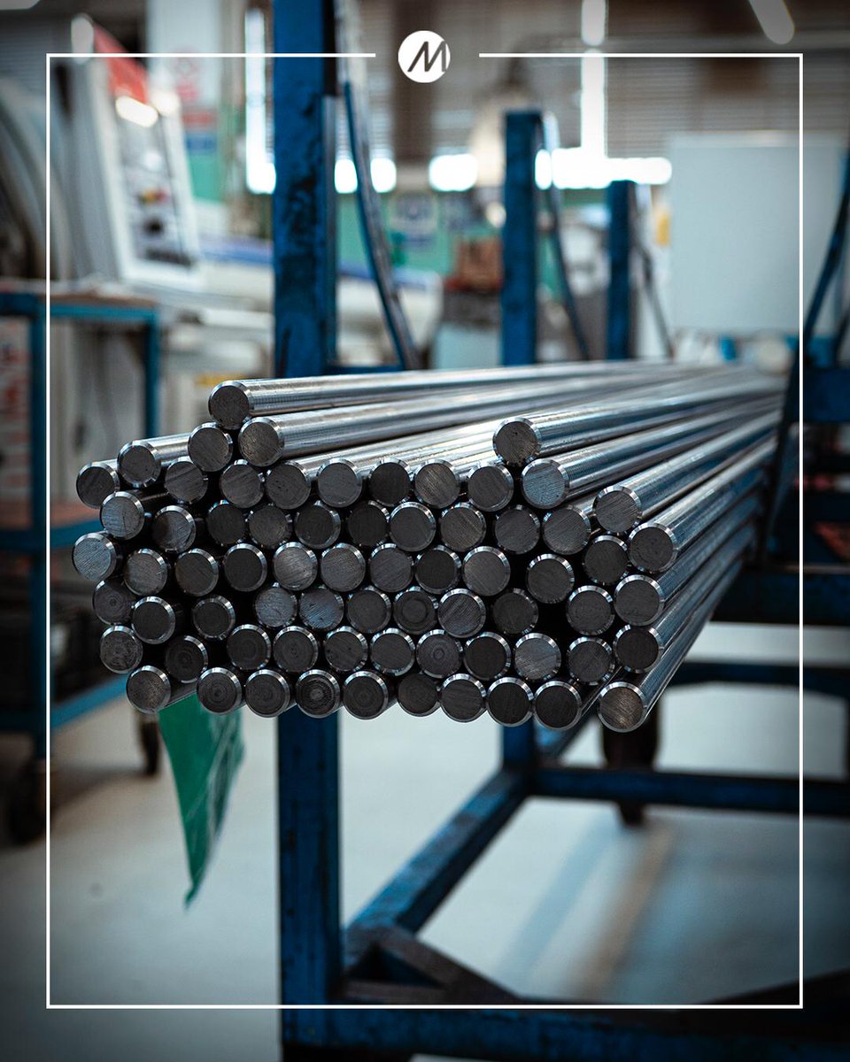 MiroglioCSpa's tweet photo. Le barre di acciai speciali e legati ad alta resistenza sono il punto di partenza per realizzare i nostri prodotti.

The bars of special and high-strength alloy steels are the starting point for making our products.

#automotive #mechanic #mechanical #technology  #work #miroglio https://t.co/J2XCVZzMxW