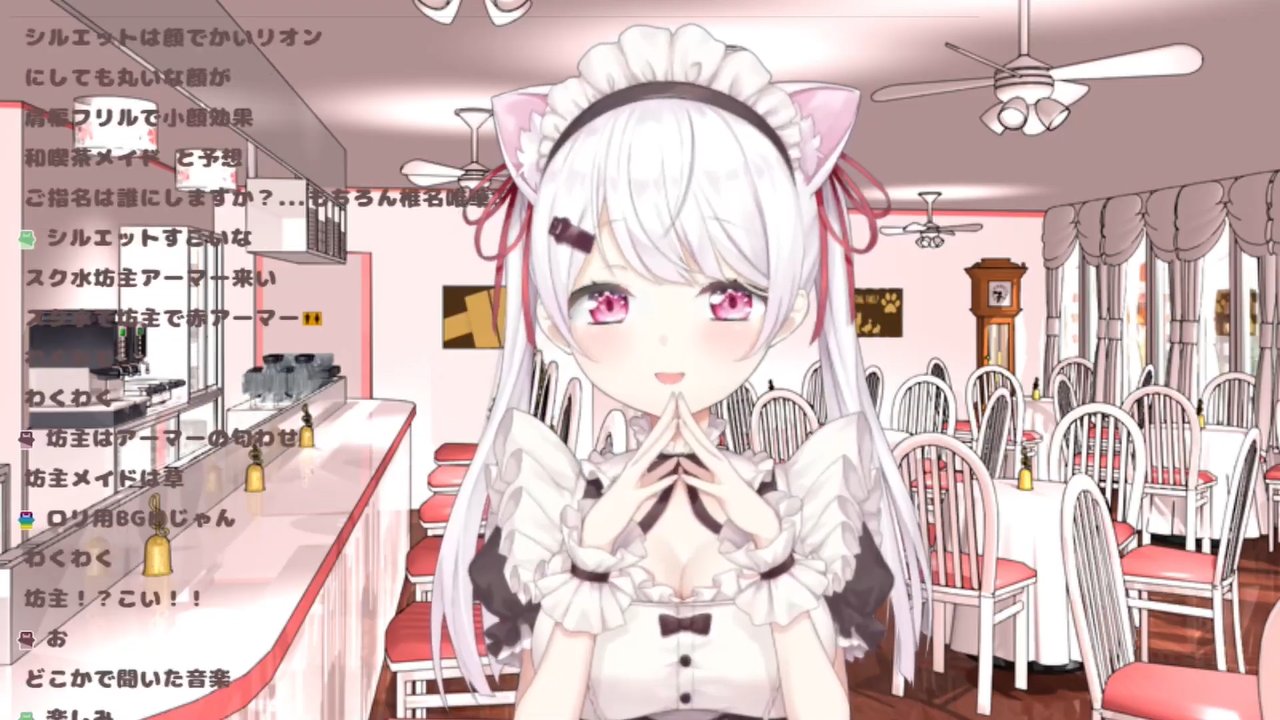 【tata様】椎名唯華　メイド服 カスタム バーチャルユーチューバー 椎名唯華 コスチューム
