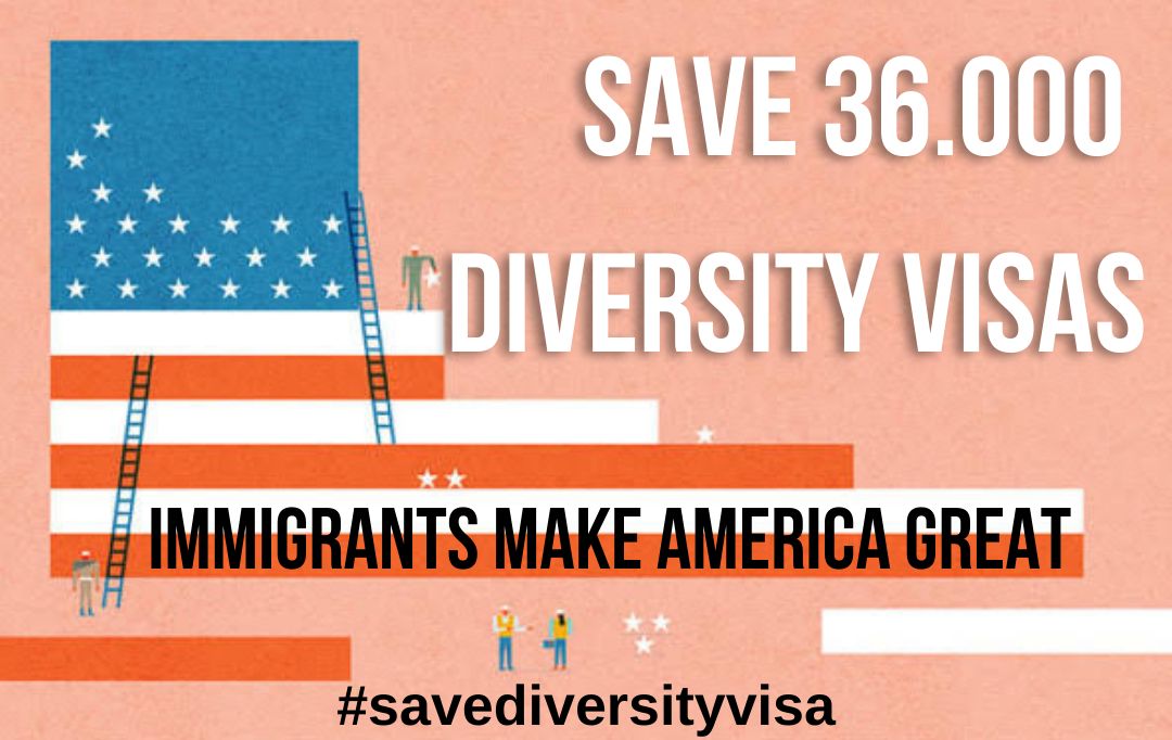 sDiversityVisa's tweet photo. The dream of thousands of DIVERSITY VISA winners has been STOLEN!

📝 What remains must be preserved to restore their dream emigration.

🇺🇸 OUR DEMANDS 36,000 VISAS #DV2020 

@POTUS @VP @SecMayorkas @SecBlinken
 
#SaveDiversityVisa https://t.co/vxFVXwCdjW