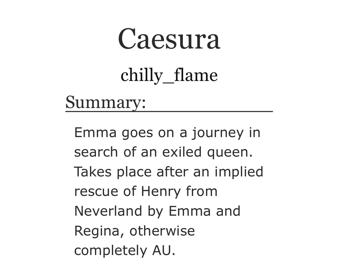 March 27: Caesura by chilly_flame  https://archiveofourown.org/works/1003815 