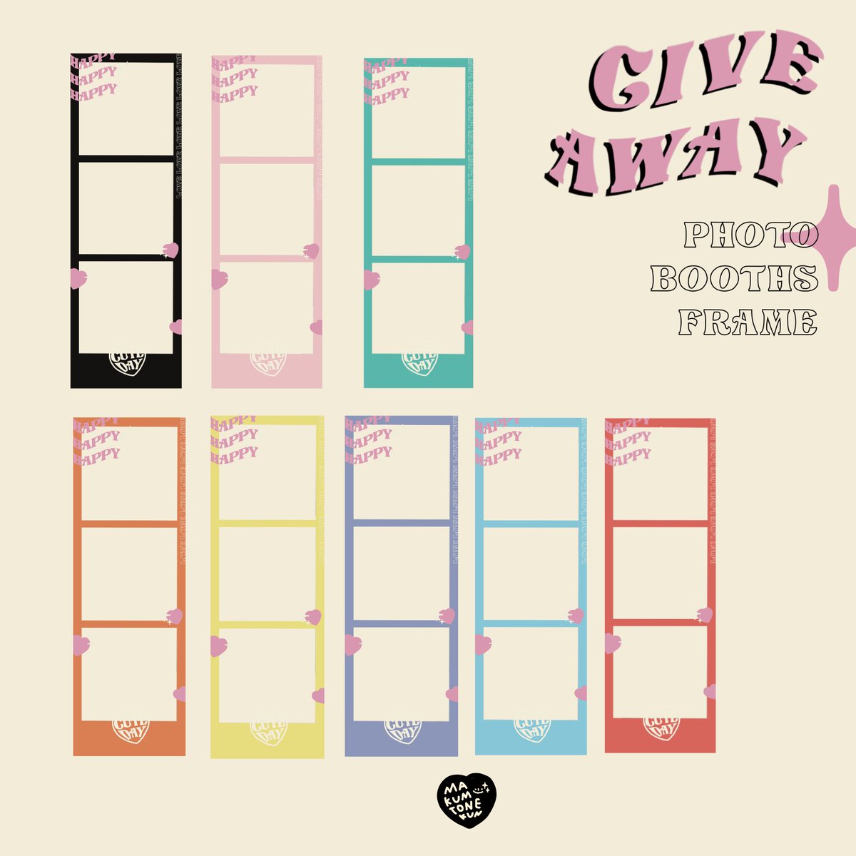 makumtonekun_'s tweet photo. Give away photo booth frame 💖✨

https://t.co/VnF9KJ8u2H https://t.co/RUAU0GDgII