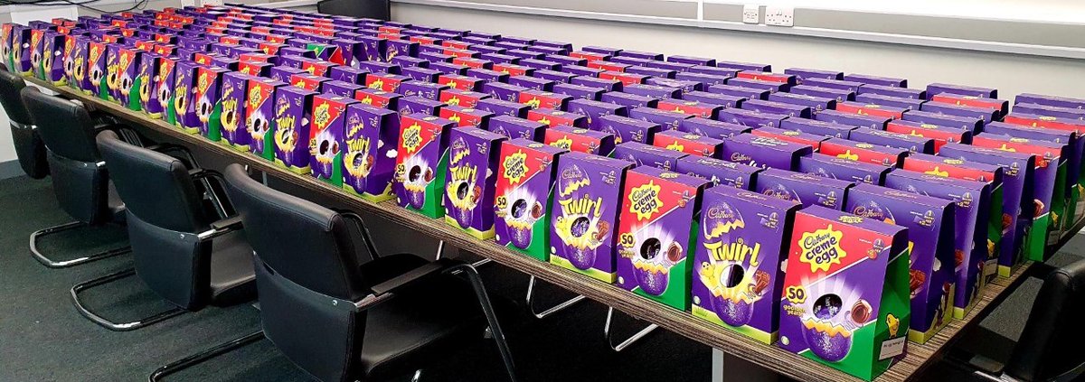 LaurusTrust's tweet photo. Staff across @LaurusTrust have risen to the challenges of another demanding term. They’ve delivered more than 40,000 online lessons, almost 14,000 lateral flow Covid tests &amp; appointed 60 new staff members. As a thank you we’ve sent Easter eggs to them all for a great team effort. https://t.co/4w1CJCAif1