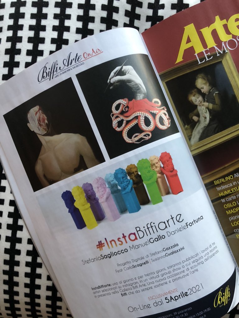 Un ringraziamento speciale alla Galleria Biffi Arte per il virtual group show del mese di Aprile !!! 

Stefania Sagliocco + Manuel Gallo + Daniele Fortuna   

#instabiffi  🌟🌟🌟

Progetto Digitale: Stefano Gazzola
Feat: Carlo Scangelli + Stefania Gualazzini