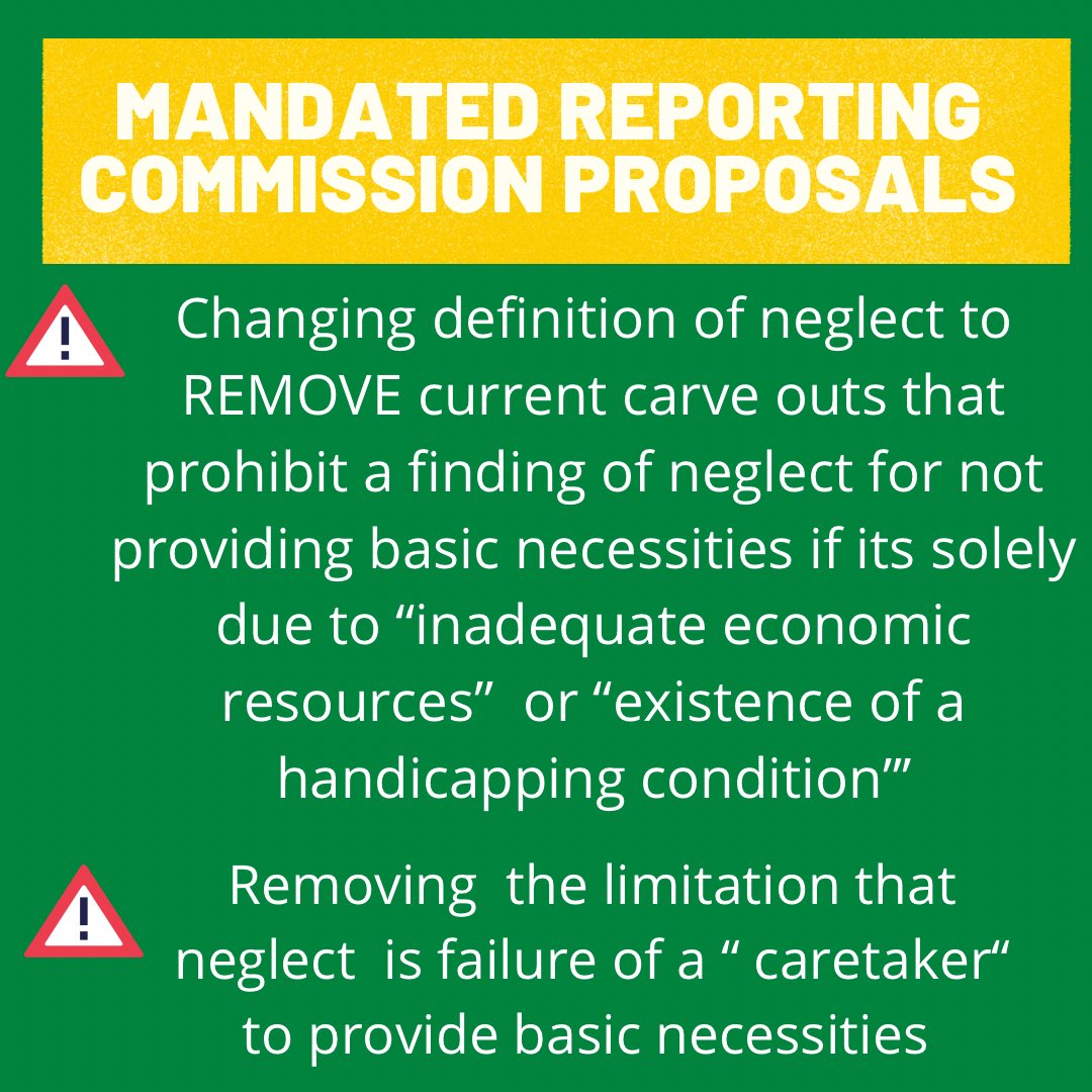RGreeningLaw's tweet image. This is what is happening in Massachusetts - a bold statement by the state that they want to increase surveillance and regulation of families living in poverty. #upendmovement #abolishcps
