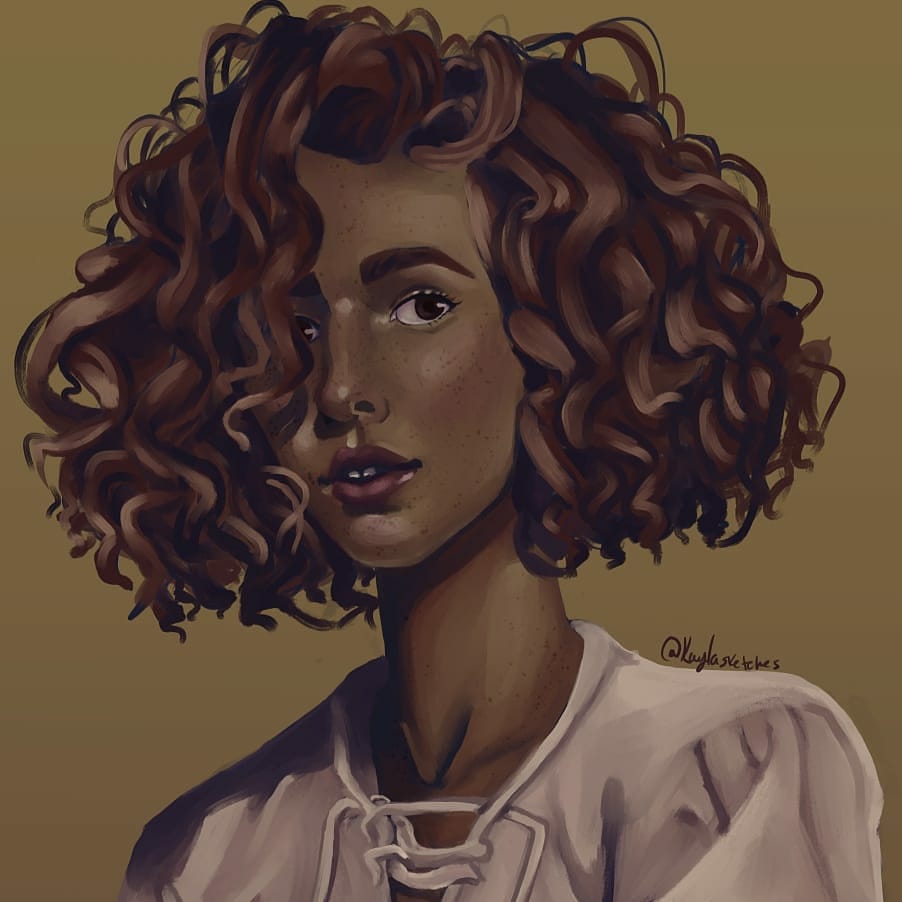 KaylaSketches's tweet photo. @paudraws Congrats on your milestone! Thanks for doing this thread! 😁
I'm Kayla and I mostly do D&amp;D/fantasy character art! https://t.co/jukjvwo6Da