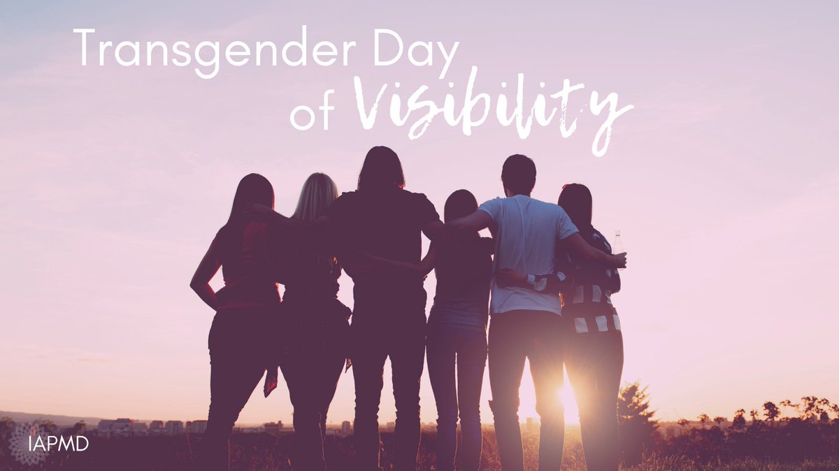 At IAPMD, we recognize that there are additional barriers faced by #transgender people who have #PMDD. If you're a trans person living with a #PMD (or you want to be a better ally) visit the link in our bio for info and resources.

#TDOV #TDOV2021 #TransgenderDayOfVisibility2021
