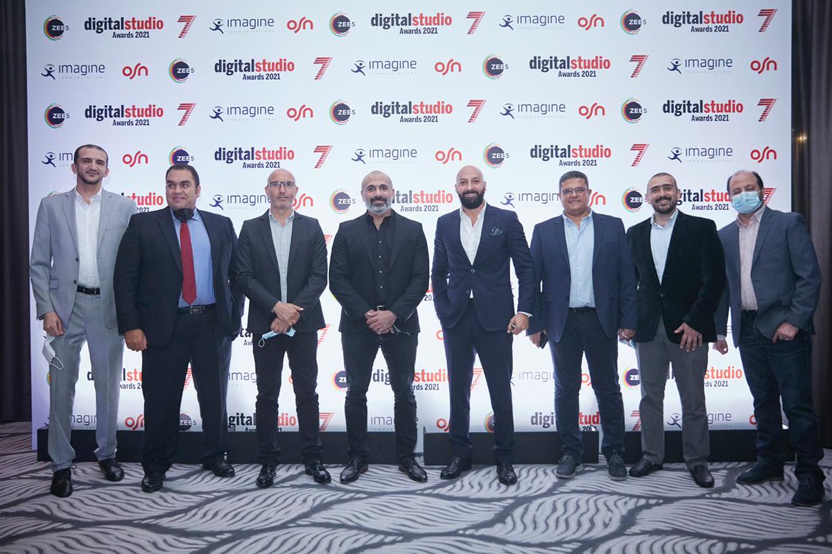 The proud Imagine Communications and @mbc_group team at the @DPME_dotcom Awards event last night in Dubai. A huge thank you to MBC Group for their remarkable support and making this all possible. We look forward to our successful journey together!! #DSAwards