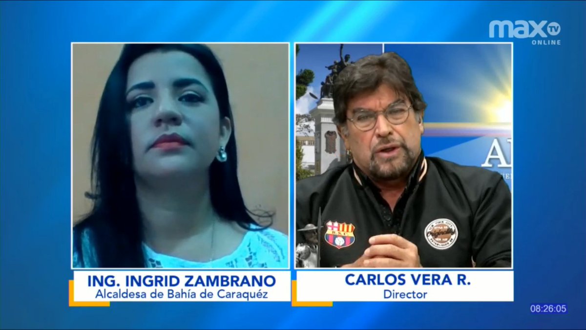 #EnVivo |<a href="/IngridZambranoZ/">Ingrid Zambrano - ALCALDESA DE SUCRE</a> : lo único que está restringido en Bahía de Caráquez es el uso de la playa porque hay gente que llega a libar; la gente puede ir a caminar a la playa pero no en grupo

🎙️En <a href="/aldia_opinionec/">Al Día</a> por maxtvonline.com/canal-online/ Canal 14: TVCABLE/ CNT/ CLARO