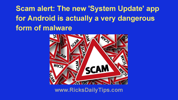 RicksDailyTips's tweet photo. #Scam alert: This could be the most dangerous #maliciousapp ever
https://t.co/frwSxNoT4q https://t.co/cfv8M4VvCr