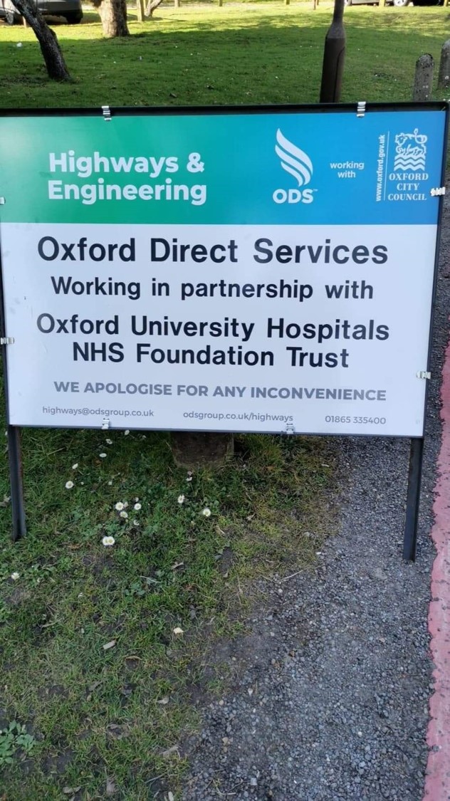 OUH_Estates's tweet photo. Thank you to all staff and visitors to the Churchill & JR Hospitals for your understanding during the surfacing work this month. Not sure how many Kms were done, but it was a lot! Great work by all involved @OUHospitals @ODS_doinggood #OUH_Estates. https://t.co/ruokfvxThs