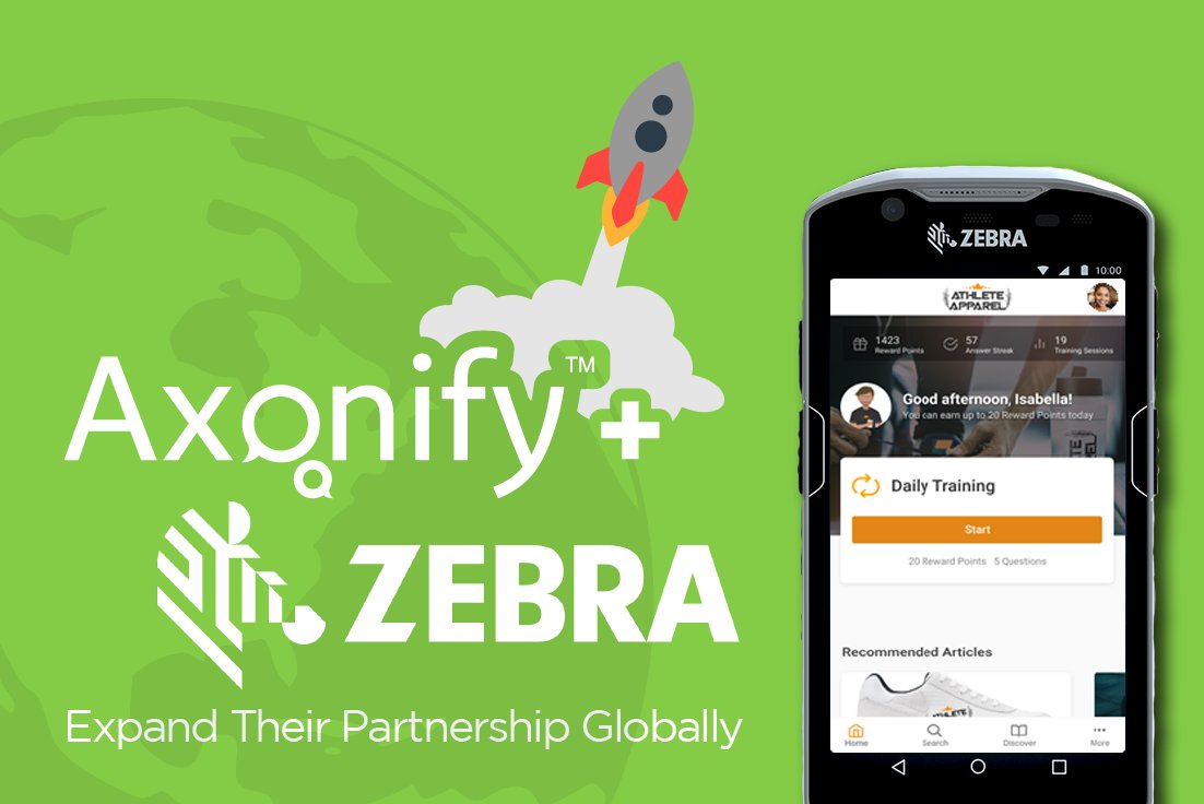 Axonify's tweet photo. 📢 Announcement 📢
Today we are excited to announce the expansion of the @ZebraTechnology PartnerConnect program as a Global ISV Partner to now include EMEA and APAC regions.
#ZebraPartners
For more on our partnership: https://t.co/GaaQSqypu1 https://t.co/T1sLHc4skQ