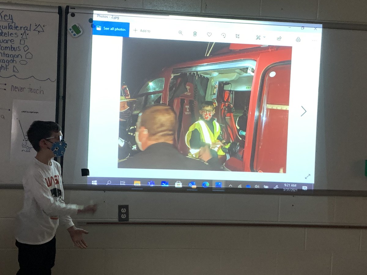 Our amazing classmate, Patrick, was there last night to witness the Medivac helicopter training. He shared some pictures with the class as well as all of his expertise. I love learning from him! <a href="/CBWarwickElem/">Warwick Elementary School CBSD</a>