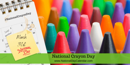 NationalDayCal's tweet photo. #NationalCrayonDay is all about letting that world of imagination you have out. Yes, even the adults can enjoy coloring. Plus, a relaxing time to spend together with kids(of all ages).
https://t.co/7NBh0GQ9L7 https://t.co/WPMYvSUrH4