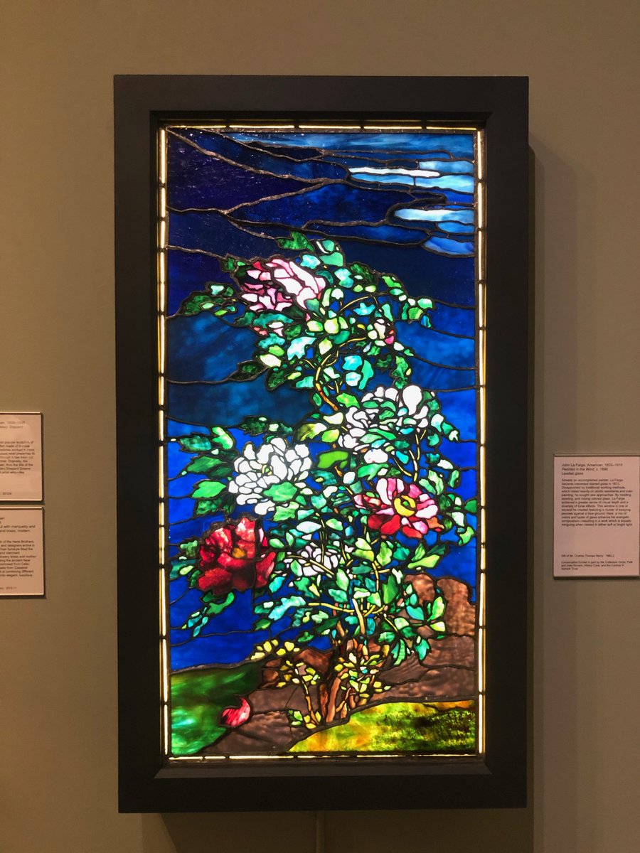 MFAStPete's tweet photo. We could look through this window all day long 😍
Celebrating John La Farge (#bornonthisday) and this gorgeous stained glass window he created by molding, layering, and mixing colored glass.
#MFACollection #AtTheMFA #MFAStPete #JohnLaFarge #StainedGlass #OnView #StainedGlassArt https://t.co/qkTY5Dq6P4