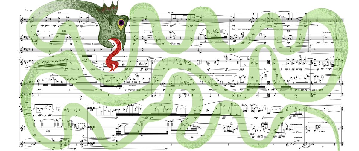 AlWhiteMusic's tweet photo. 'The Snake That Eats The World,' performed by @jennihogan1 for #VibrantPractices

'In the total alienation of these practices to a paradoxical double-absolute, composition and performance both merge and retain their unique strategies.'

Watch: https://t.co/pPTOfRViwt https://t.co/rEtdqdqTa3