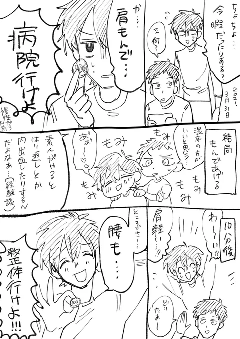 友達にマッサージした日記 