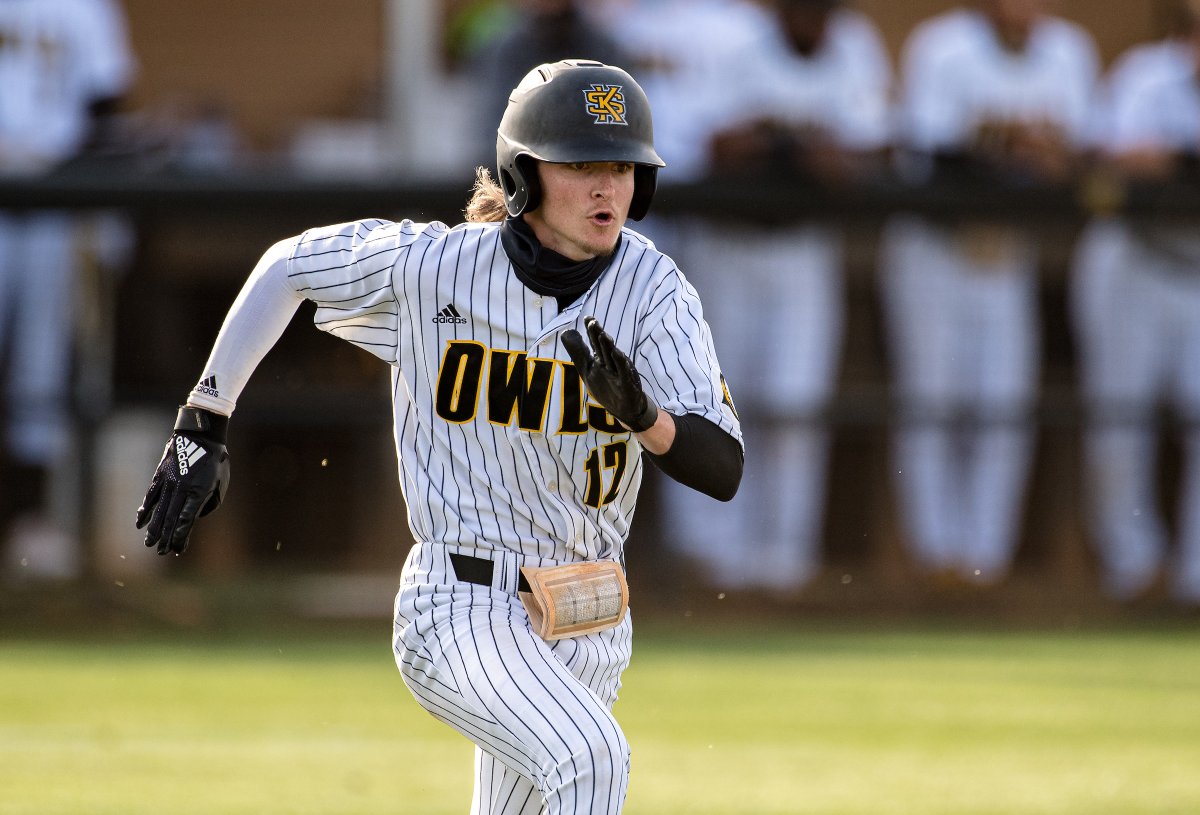 The ASUN's best base stealer is ready for this weekend, are you? 🏃‍♂️

Liberty. Stillwell Stadium. April 1-3.