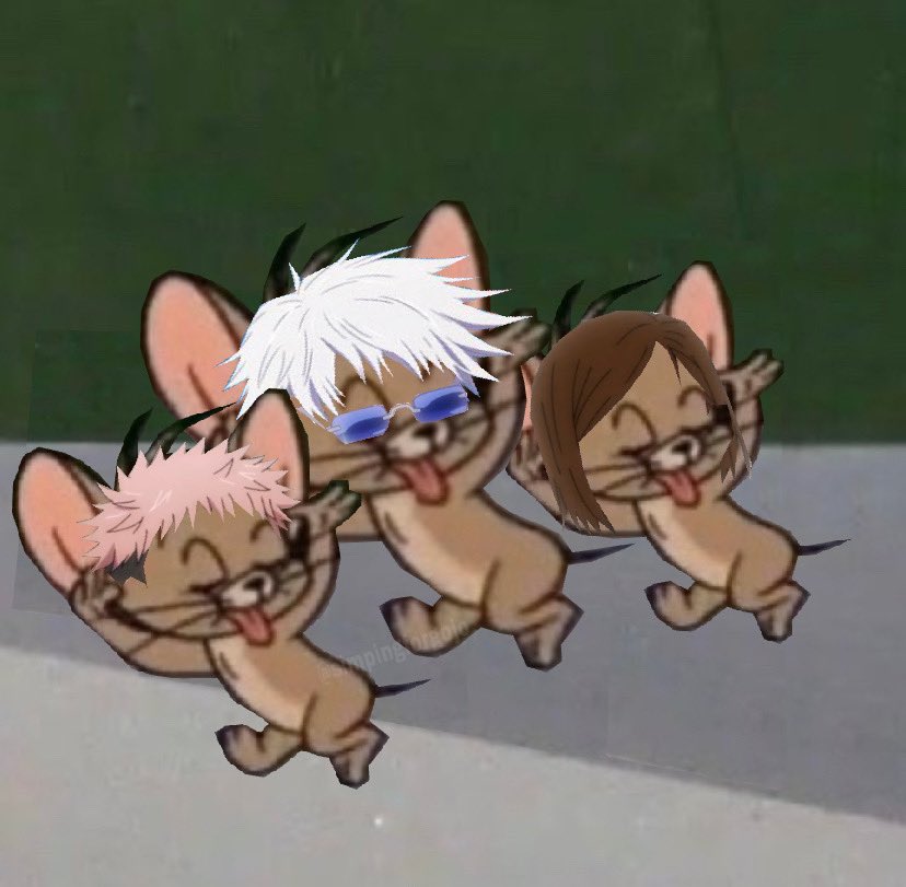 simpingforgojo's tweet image. “Could you stop? You’re embarrassing me”