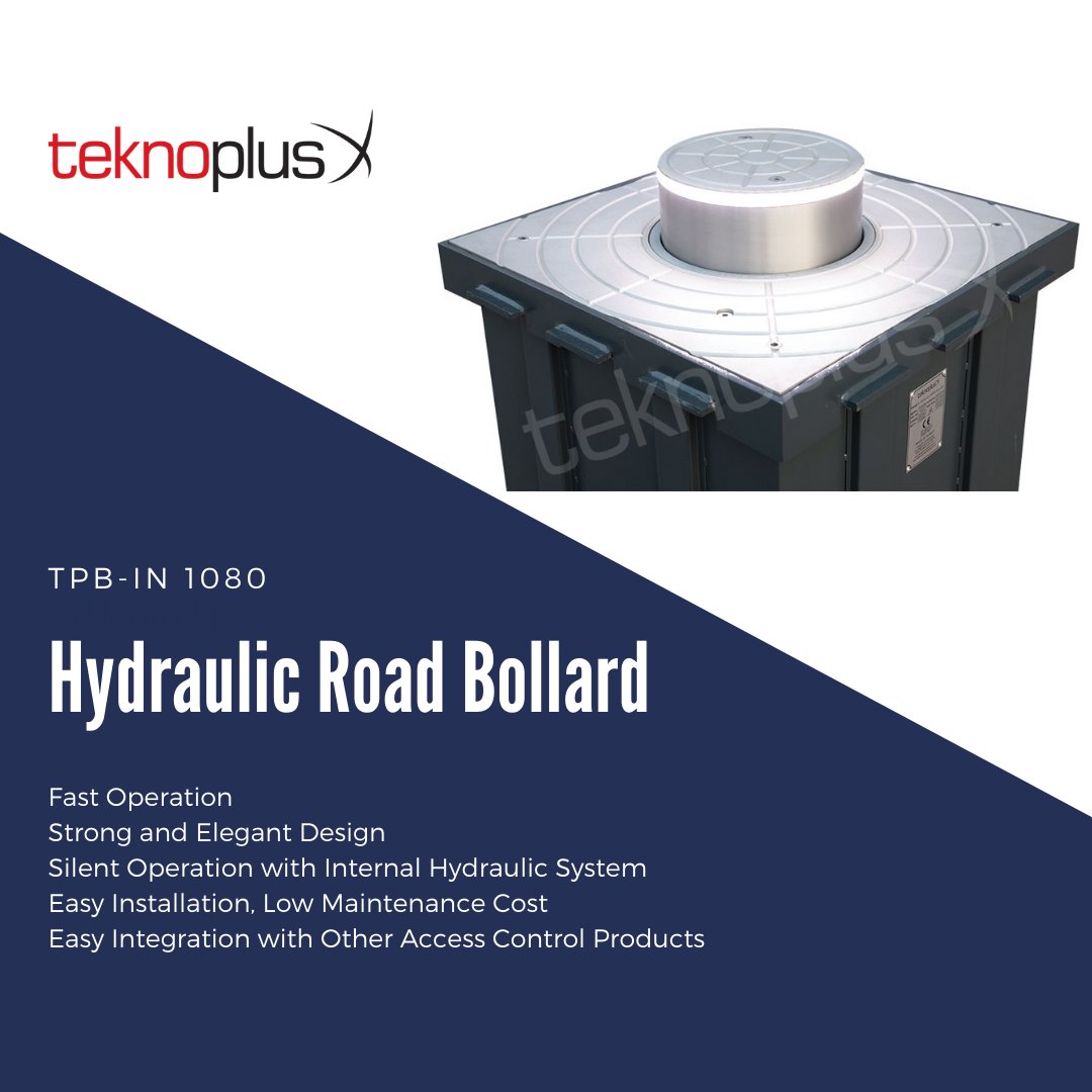#TPBIn1080 #HydraulicRoadBollard #RoadBollard #HidrolikMantarBariyer #MantarBariyer #Teknoplus