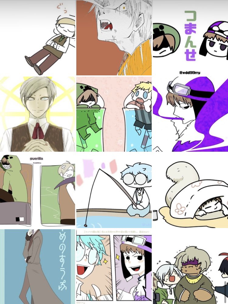 今月描いた絵を晒そう ネップリイラストもカウントして53枚でした 描いたねー 穂づの漫画