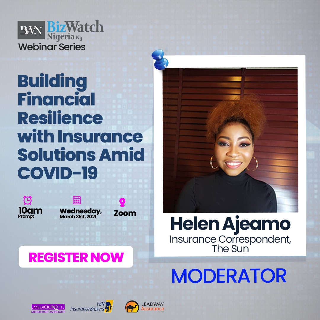 BizWatchNigeria's tweet image. "Insurance is a proactive tool that guides us in the present and future" - Helen Ajeamo

#BWNWebinarSeries