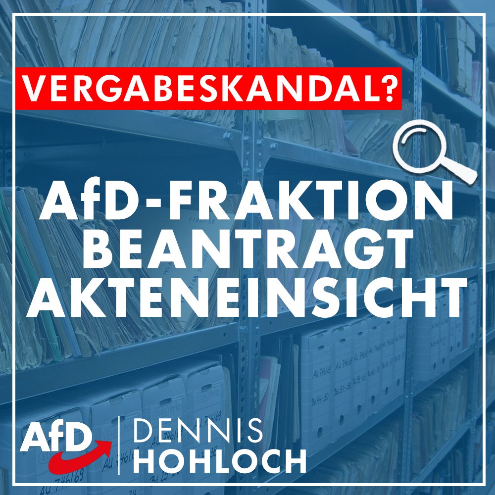 Dennis_Hohloch's tweet image. Droht ein #Vergabeskandal?
Der #Landtag bewilligte 28 Mio € zur Beschaffung von #Selbsttest für Schüler. Die Antworten der Landesregierung auf meine Fragen lassen Unregelmäßigkeiten vermuten. Deshalb beantragt die @AfD_FraktionBB #Akteneinsicht.
Wir gehen der Sache nach!