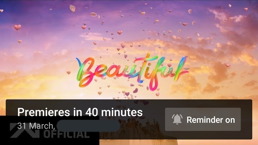 treasure_bllbrd's tweet photo. 'BEAUTIFUL' M/V will premiere in 40 minutes!

You can watch it here:
https://t.co/Gvn9QAXePw

どこまでもついて行くよ 
#どんな景色もTREASUREといればBEAUTIFUL
#StanWorld #TREASURE
@treasuremembers https://t.co/GE5kQcMtBb