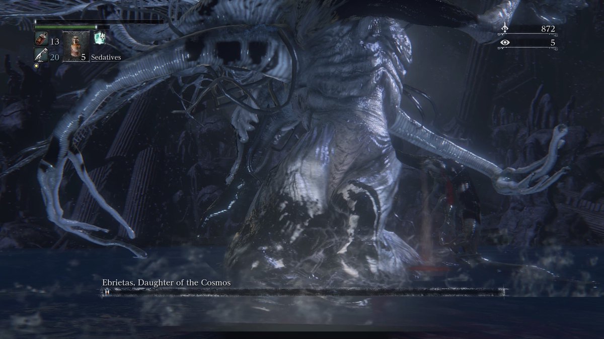 She’s just a cosmic girl / 
From an eldritch galaxy / 
Zapping me with electricity /
My heart is now outside of me /
She’s cosmic #Bloodborne #PlayStation #alreadydead #jamiroquai #cosmicgirl