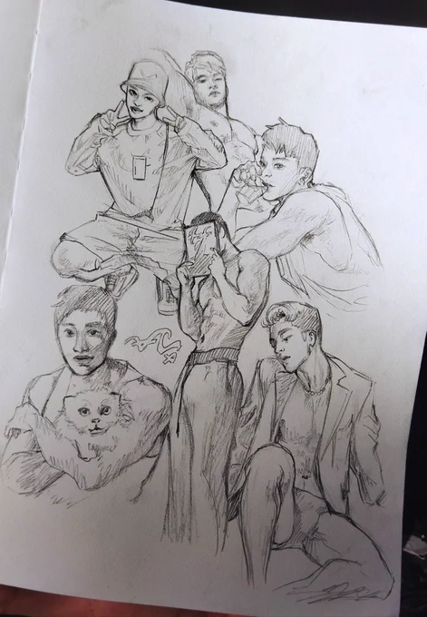Edison Fan sketches just because ✨ 