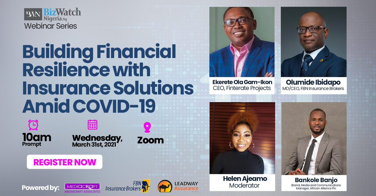 BizWatchNigeria's tweet image. 'If you truly love something you would insure it" - Leadway Assurance

#BWNWebinarSeries