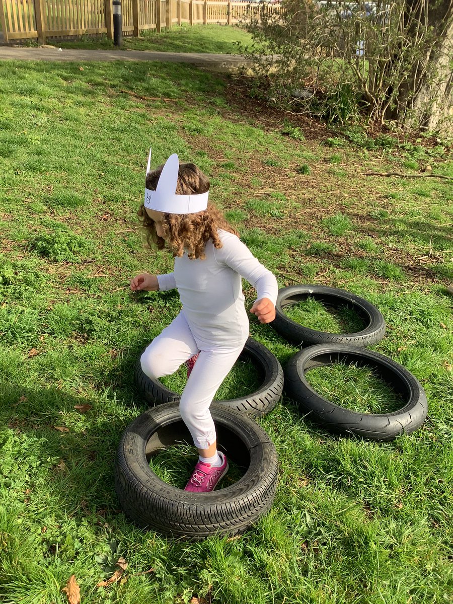 Today Corsham are bunny hopping to raise money for <a href="/DorothyHouseHC/">Dorothy House</a> 
Preschool have started with a bunny hop obstacle course in the sunshine 🐰☀️ #dorothyhouse #bunnyhopfordot #physicaldevelopment