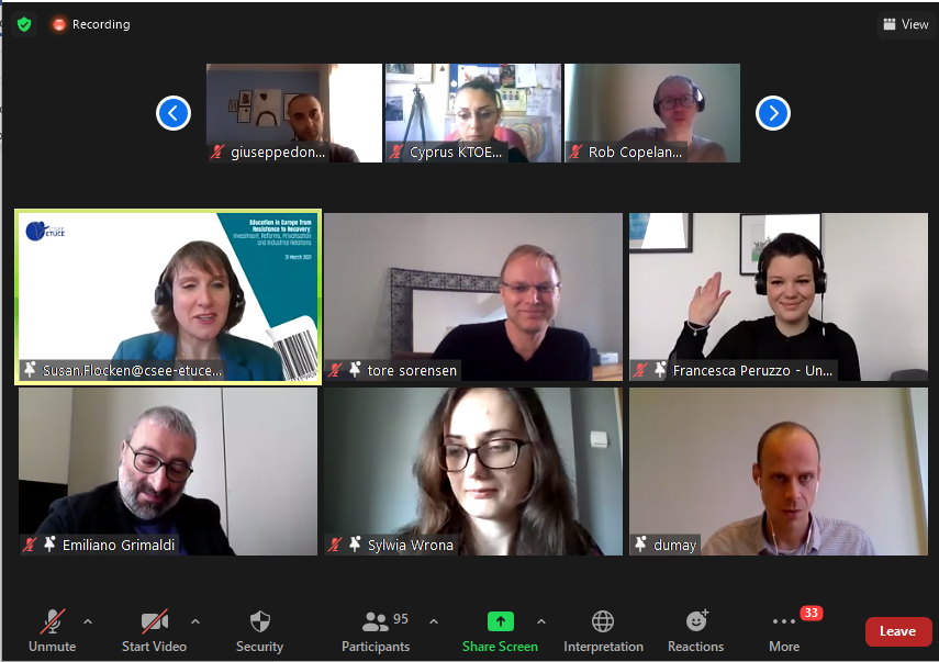 ETUCE_CSEE's tweet photo. Thank you all for the presentation of the study!
Privatisation in education undermines social dialogue at all levels and disempowers its actors! #StudentsBeforeProfits
Find out more! https://t.co/1W1KtCMbjG https://t.co/huEbohdsd4