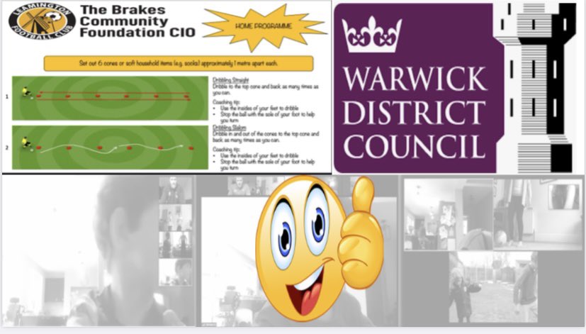 A project in progress supporting young people during this challenging period. Zooms, home programmes and lots more...
A grant received from <a href="/Warwick_DC/">Warwick District Council</a> .