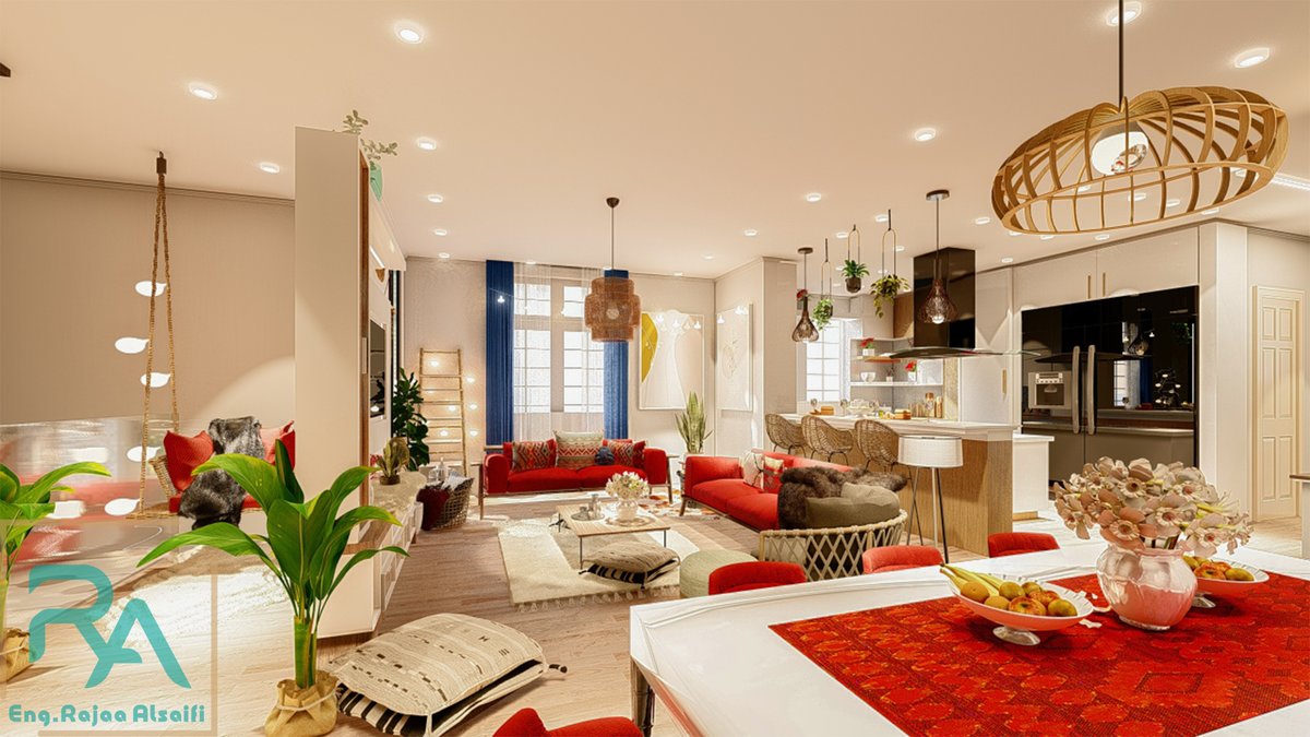 تصميم غرفة معيشة/ بوهيمي / بوهو ستايل
Boho Bedroom 
#boho
#interiordesign 
#مراجعة_تصاميم_المتابعين 
#مراجعة_مخططات_المتابعين 
#تصميم_داخلي 
#تصميمي 
#السعوديه_lلكويت 
#السعودية_فلسطين 
#السوق_السعودي 
#اليوم_العالمي_للسمبوسه 
#بيت_العمر