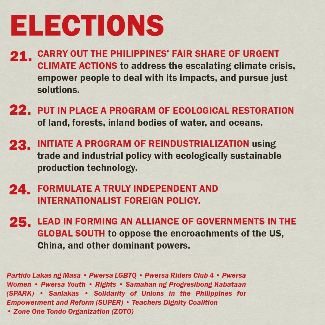 Basahin ang 25 Point Program ng Laban ng Masa para sa #Elections2022 🔥 ✊

facebook.com/SparkKabataan/…

#AtinAngBukas