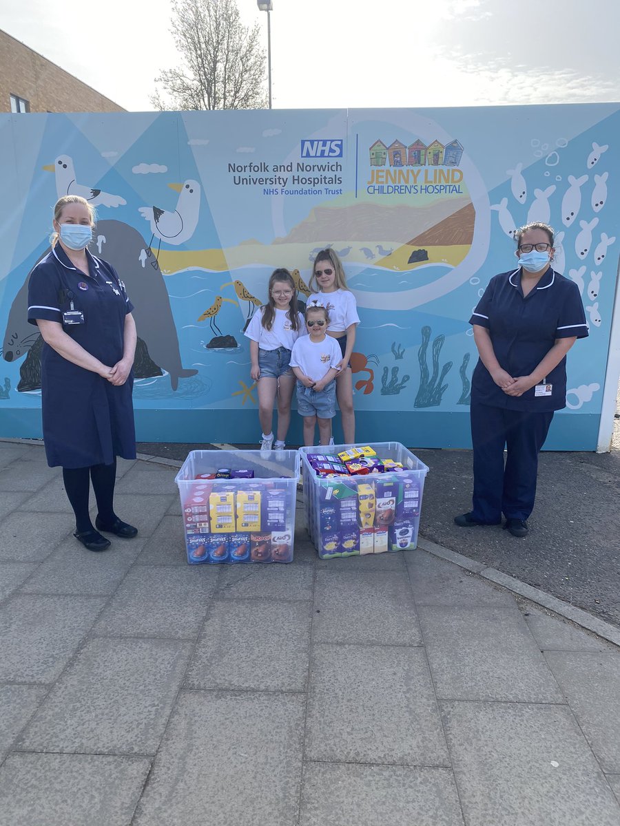 NNHospCharity's tweet image. 🐣 Thank you so much to Sofia Honey and her family for delivering these wonderful Easter gifts for our children @nnuhjlch @NNUH ❤️